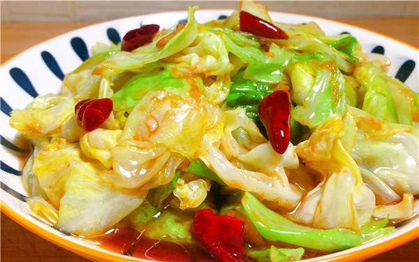炝炒圆白菜