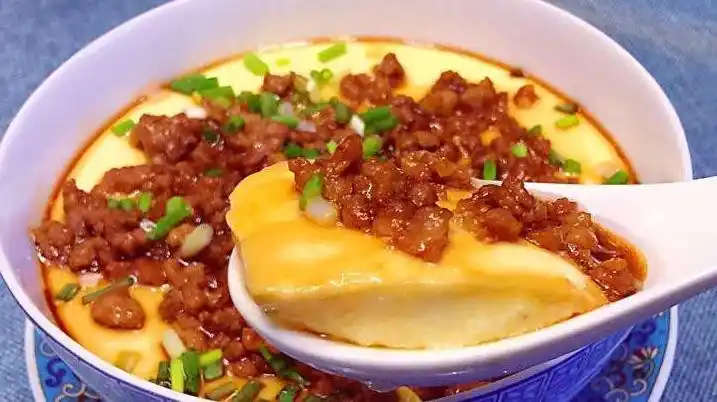 肉末鸡蛋糕