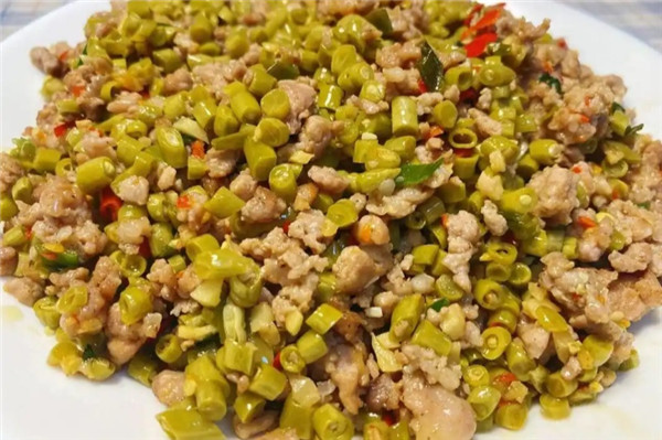 肉末酸豆角
